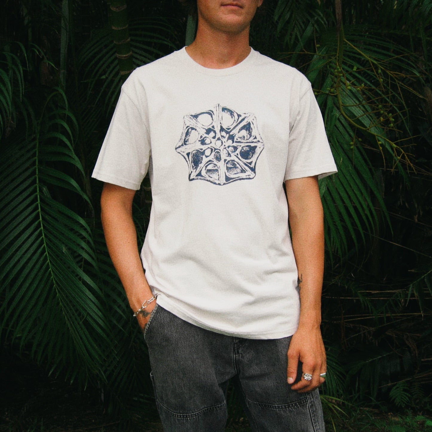 Web T-Shirt - Bone